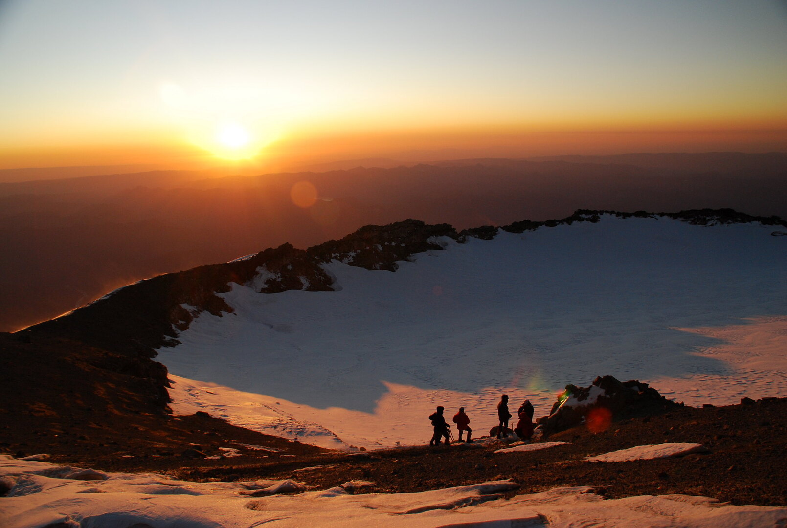 Hiking at Mount Rainier